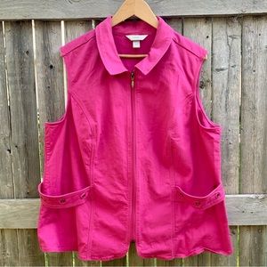 Hot Pink Barbiecore Vest 1X